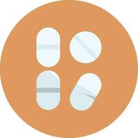 Pill Creative Icon Design vector