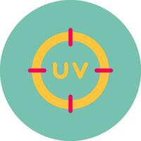 Uv Creative Icon Design vector