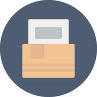 Cardboard Creative Icon Design vector