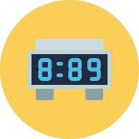 Digital Clock Creative Icon Design vector