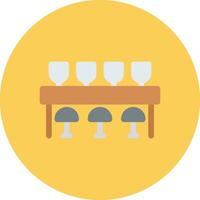 Bar Counter Creative Icon Design vector