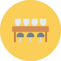 Bar Counter Creative Icon Design vector