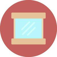 Mirror Creative Icon Design vector