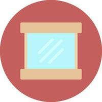 Mirror Creative Icon Design vector