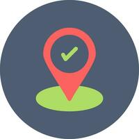 Correct Creative Icon Design vector