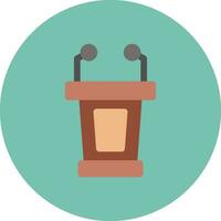 Lectern Creative Icon Design vector