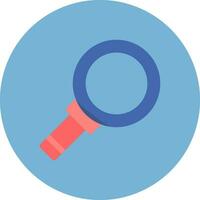 Magnifying Creative Icon Design vector