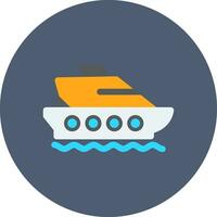 diseño de icono creativo de barco vector