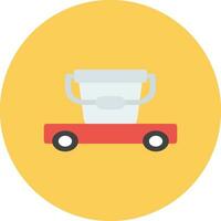 Cleaning Cart Creative Icon Design vector