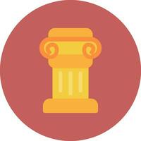 Pillar Creative Icon Design vector