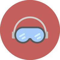 Ski Goggles Creative Icon Design vector