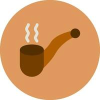 Pipe Cigar Creative Icon Design vector