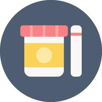 Urine Test Creative Icon Design vector