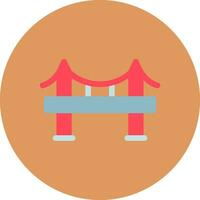 Bridge Creative Icon Design vector