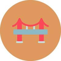 Bridge Creative Icon Design vector