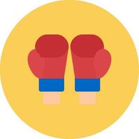 Boxing Gloves Creative Icon Design vector