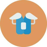 Chest Protection Creative Icon Design vector