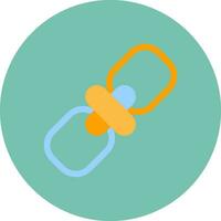 Link Creative Icon Design vector
