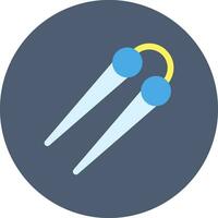 Knitting Needles Creative Icon Design vector