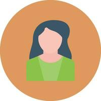 Actress Creative Icon Design vector