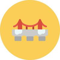 Bridge Creative Icon Design vector