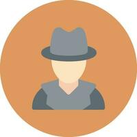 diseño de icono creativo detective vector