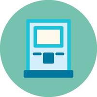 Atm Machine Creative Icon Design vector