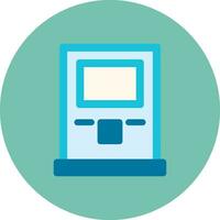 Atm Machine Creative Icon Design vector