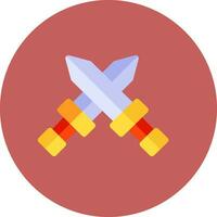 Swords Creative Icon Design vector