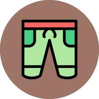 Shorts Creative Icon Design vector