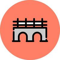 diseño de icono creativo de puente vector