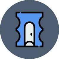 Pencil Sharpener Creative Icon Design vector