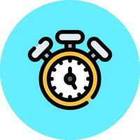 Stopwatch Creative Icon Design vector