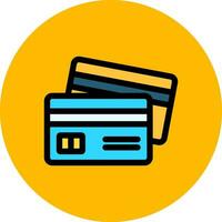 Credit Card Creative Icon Design vector