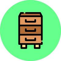 Cabinet Creative Icon Design vector