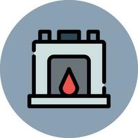 Furnace Creative Icon Design vector