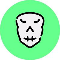 diseño de icono creativo de calavera vector