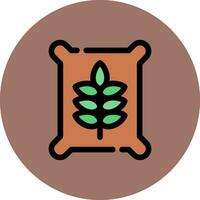 Seed Bag Creative Icon Design vector