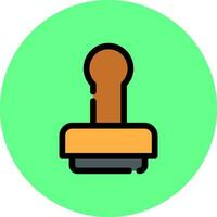 Stamp Creative Icon Design vector