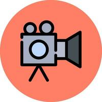 Video Camera Creative Icon Design vector