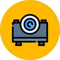 Projector Creative Icon Design vector