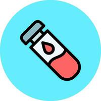 Test Tube Creative Icon Design vector