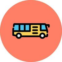 Bus Creative Icon Design vector