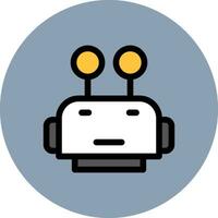 Robot Face Creative Icon Design vector