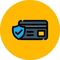 Payment Security Creative Icon Design vector