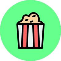 Popcorn Creative Icon Design vector