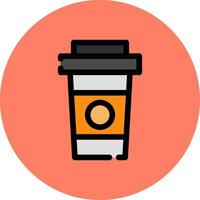 Paper Cup Creative Icon Design vector