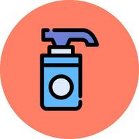 Liquid Soap Creative Icon Design vector