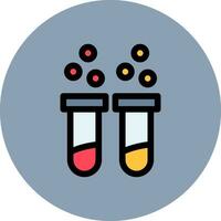 Test Tube Creative Icon Design vector