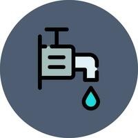 Faucet Creative Icon Design vector